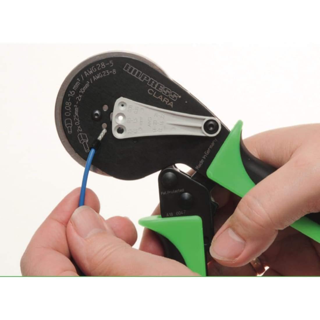 Crimp tool for wire end ferrules - clara 2.0 €185.99 - www