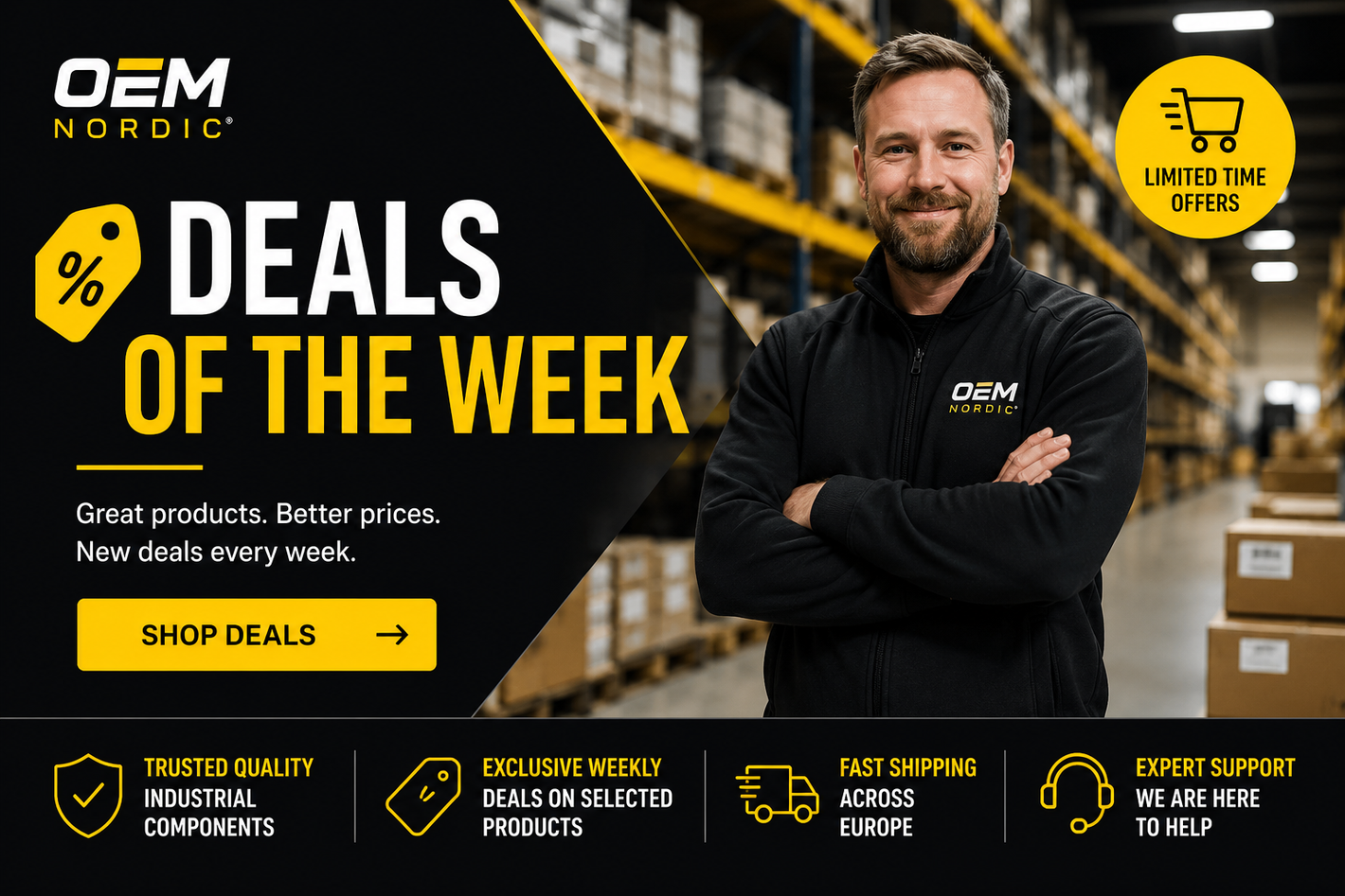 OEM Nordic Deals of the Week with warehouse expert