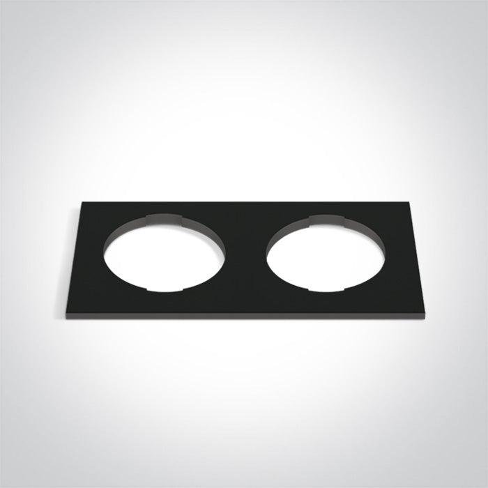 ONE Light | 050182RB/B BLACK DECORATIVE BASE SQUARE DOUBLE FOR 10105H - OEM NORDIC - Quality Parts Distribution