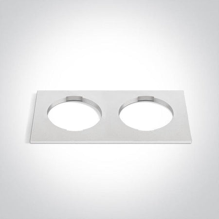 ONE Light | 050182RB/W WHITE DECORATIVE BASE SQUARE DOUBLE FOR 10105H - OEM NORDIC - Quality Parts Distribution