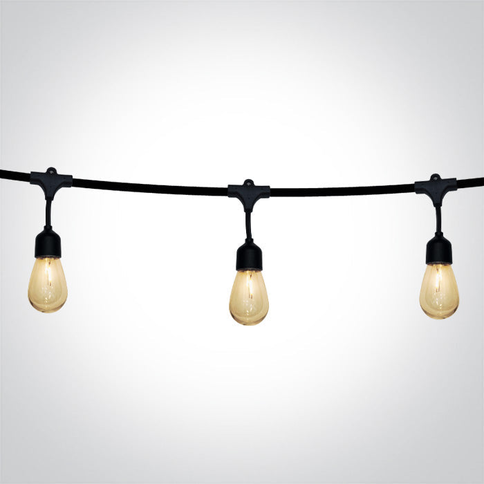 ONE Light LED Panel 1W 2700K IP55 Black 0996/B