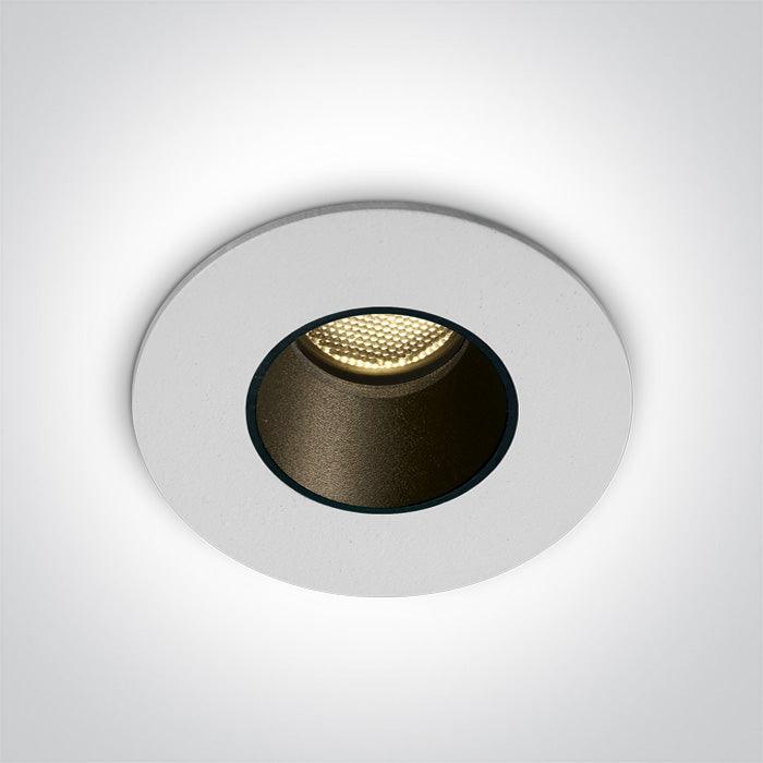 ONE Light | 10102H/W/C WHITE LED 2W CW 700mA IP65 DARK LIGHT - OEM NORDIC - Quality Parts Distribution
