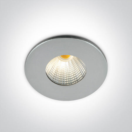 ONE Light Recessed LED Downlight 1W/2W 200lm@700mA 3000K CRI90 IP20 Aluminium 10103B/AL/W