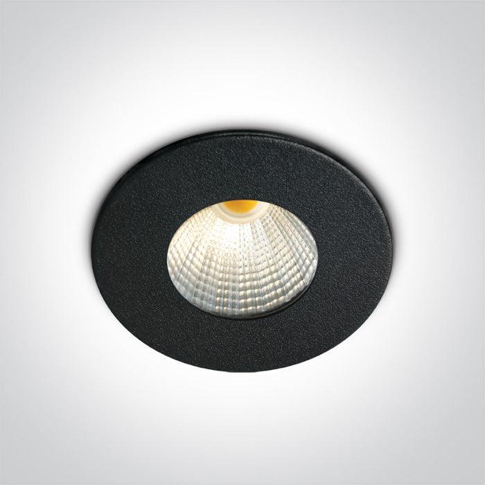 ONE Light | 10103B/B/W BLACK COB LED WW 1w/2w 350mA/700mA - OEM NORDIC - Quality Parts Distribution
