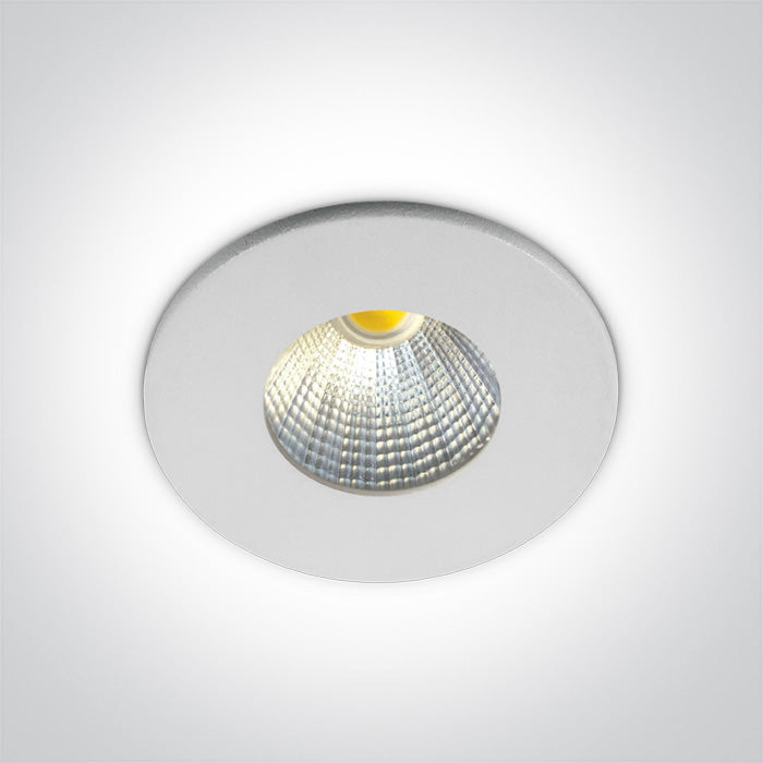 ONE Light Recessed LED Downlight 1W/2W 200lm@700mA 4000K CRI90 IP20 White 10103B/W/C