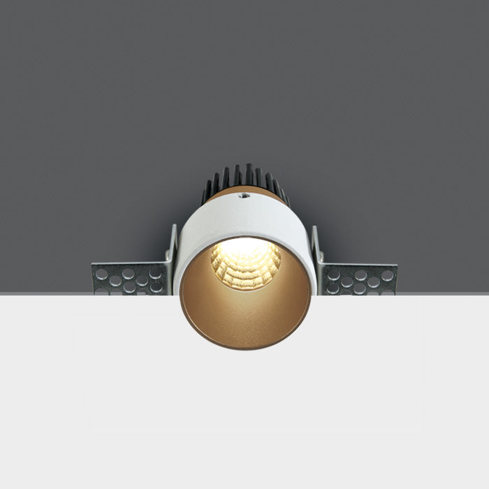 ONE Light Recessed LED Downlight 3W 240lm 3000K CRI90 IP20 Brass Reflector 10103BTR/BS/W