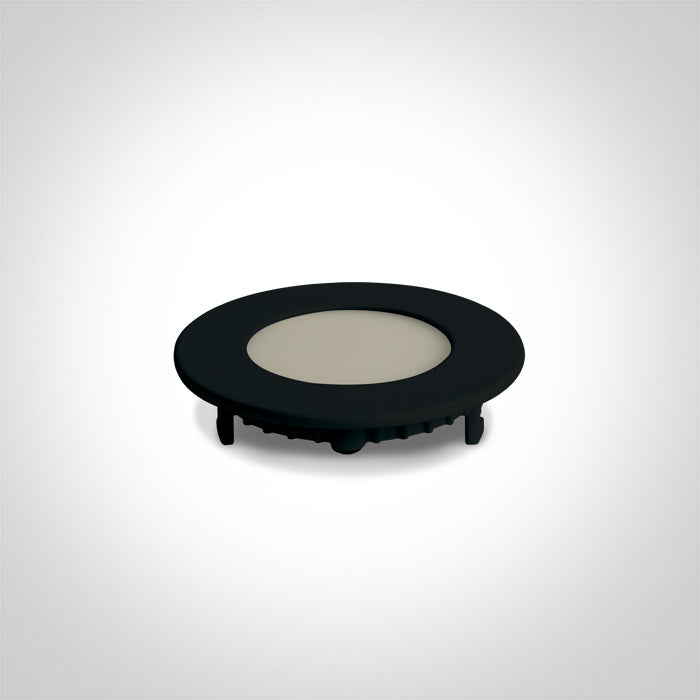 ONE Light Recessed LED Downlight 3W 240lm 3000K-4000K-5700K CRI80 IP20 Black 10103FA/B/V