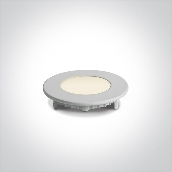 ONE Light Recessed Downlight 3W 180 3000K CRI80 IP40 White 10103FA/W/W
