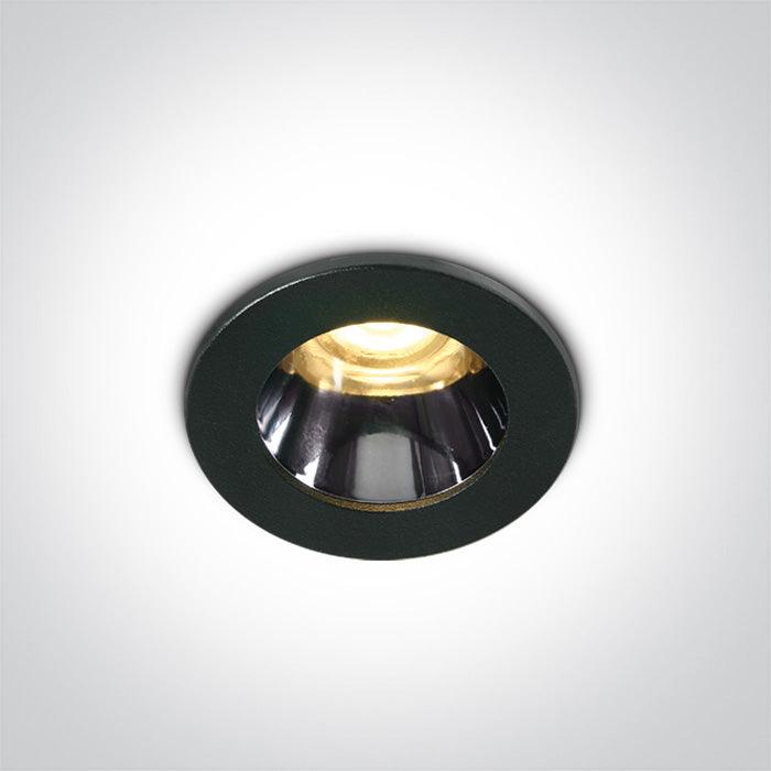 ONE Light | 10103H/B/W BLACK LED 3W WW IP20 38deg 230V DARK LIGHT - OEM NORDIC - Quality Parts Distribution