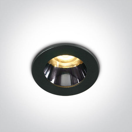 ONE Light Recessed LED Downlight 3W 160lm 3000K CRI90 IP20 Black 10103H/B/W