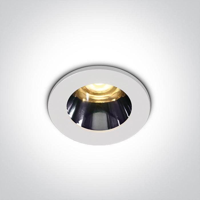 ONE Light | 10103H/W/W WHITE LED 3W WW IP20 38deg 230V DARK LIGHT - OEM NORDIC - Quality Parts Distribution