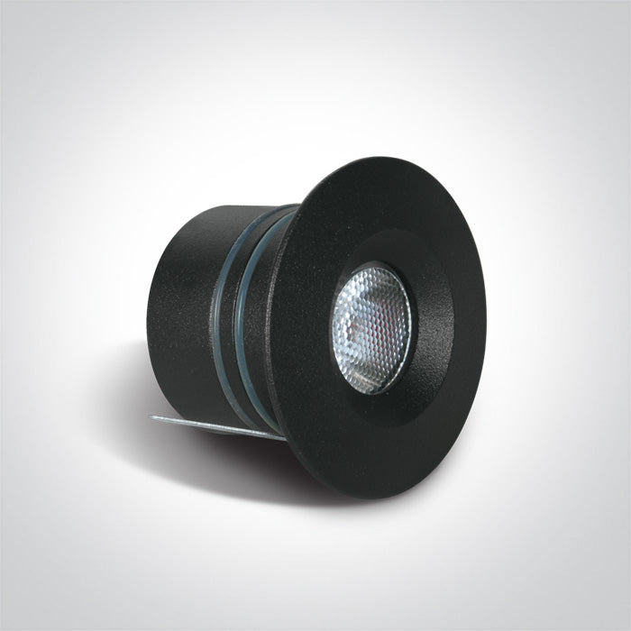 ONE Light Recessed LED Downlight 3W 270lm 3000K CRI90 IP65 Black 10103M/B/W