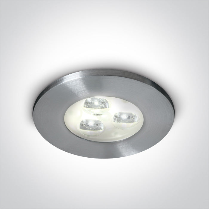 ONE Light Recessed Spot 135@700mA 3000K IP65 Aluminium 10103NP/AL/W/35
