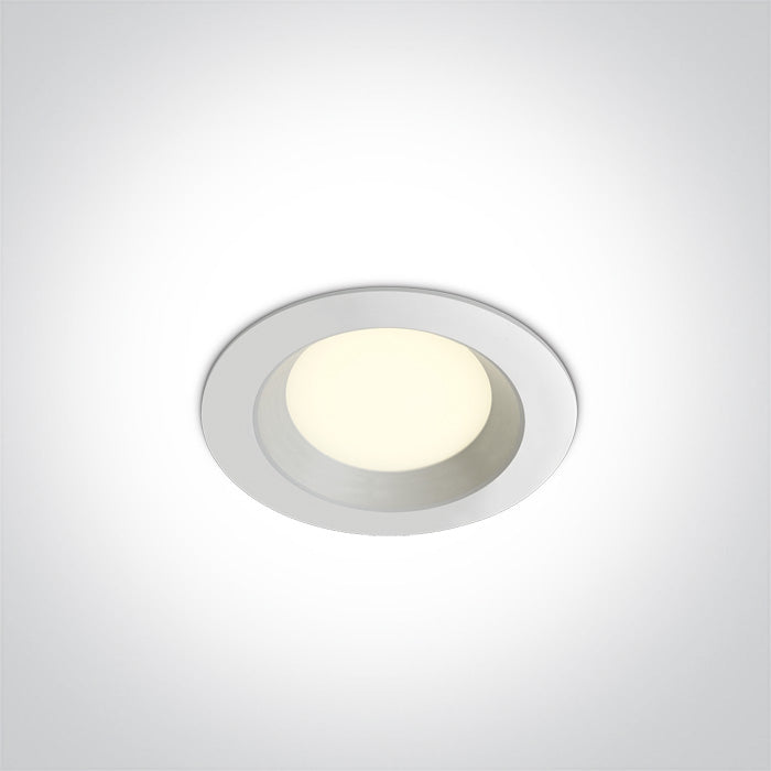 ONE Light Recessed LED Downlight 3W 210lm 3000K CRI80 IP20 White 10103T/W/W