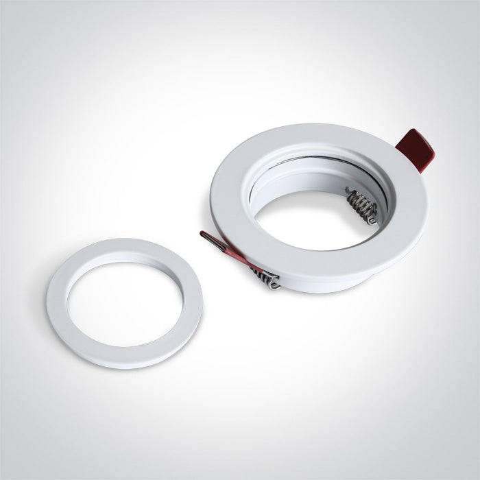 ONE Light Recessed LED Downlight GU10 10W IP20 White 10105A1/W
