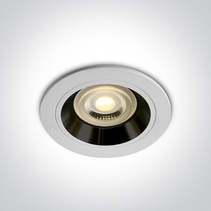 ONE Light | 10105ALG/W/B WHITE GU10 10W BLACK REFLECTOR - OEM NORDIC - Quality Parts Distribution