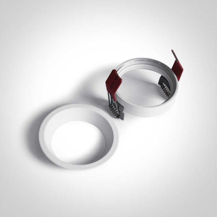 ONE Light Recessed LED Downlight GU10 10W IP20 White 10105D1/W