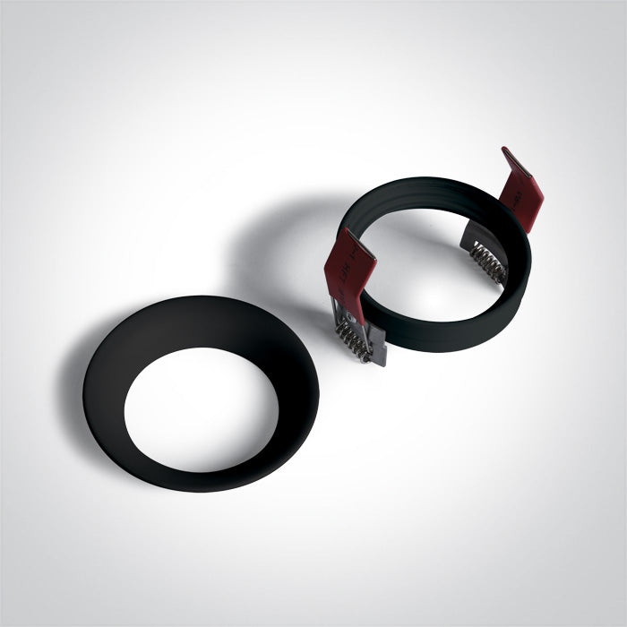 ONE Light Recessed LED Downlight GU10 10W IP20 Black 10105D2/B