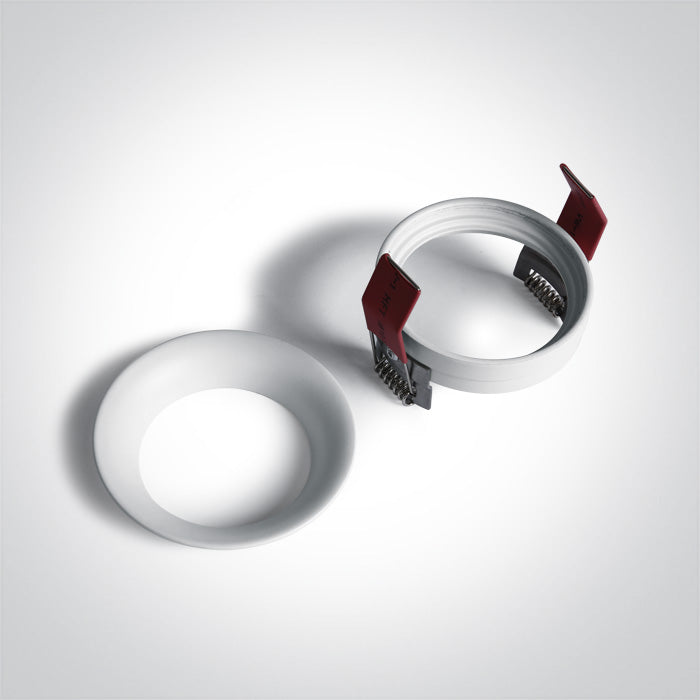ONE Light Recessed LED Downlight GU10 10W IP20 White 10105D2/W