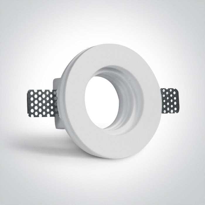 ONE Light Recessed LED Downlight GU10 10W IP20 White 10105GT1