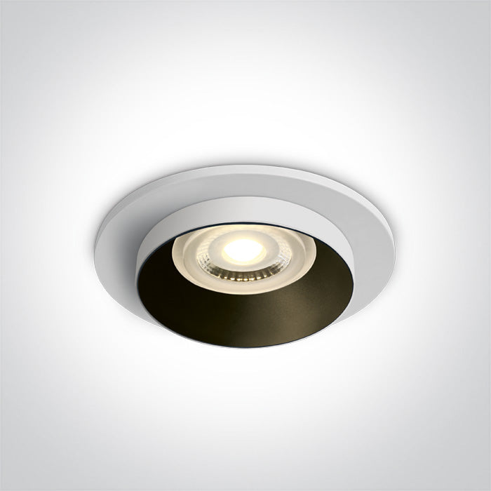ONE Light Recessed LED Downlight GU10 10W IP20 White 10105H/W