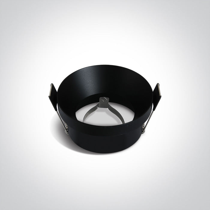 ONE Light Recessed LED Downlight GU10 10W IP20 Black 10105H/B