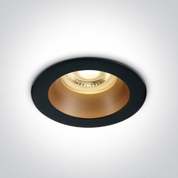 ONE Light | 10105M/B/BS BLACK GU10 10W BRASS REFLECTOR DARK LIGHT - OEM NORDIC - Quality Parts Distribution
