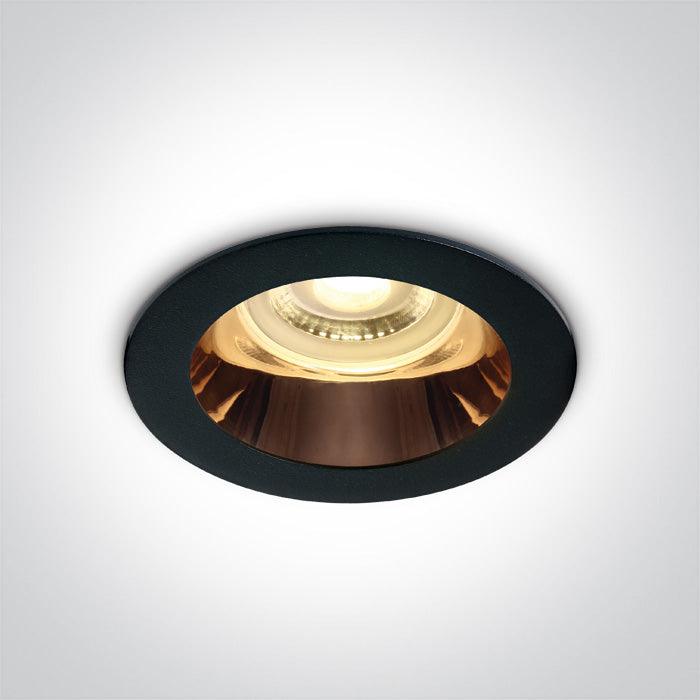 ONE Light | 10105M/B/CU BLACK GU10 10W COPPER REFLECTOR DARK LIGHT - OEM NORDIC - Quality Parts Distribution