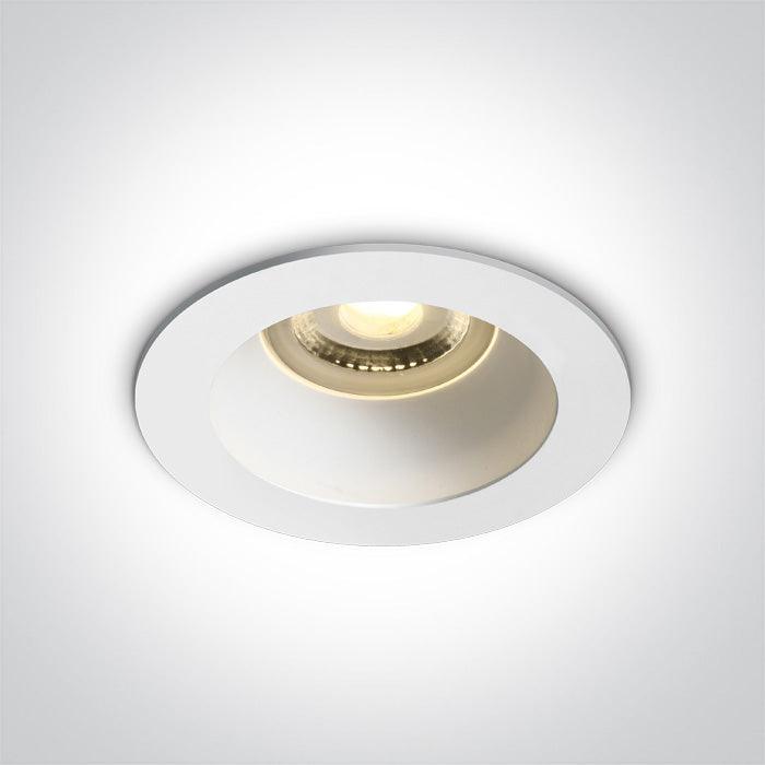 ONE Light | 10105M/W/W WHITE GU10 10W WHITE REFLECTOR DARK LIGHT - OEM NORDIC - Quality Parts Distribution