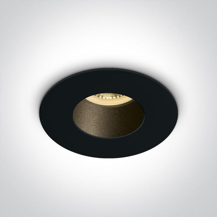 ONE Light | 10105MD/B/B BLACK GU10 10W BLACK REFLECTOR DARK LIGHT - OEM NORDIC - Quality Parts Distribution