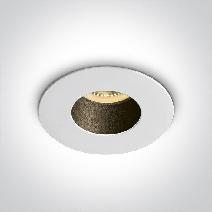 ONE Light | 10105MD/W/B WHITE GU10 10W MATT BLACK REFLECTOR DARK LIGHT - OEM NORDIC - Quality Parts Distribution
