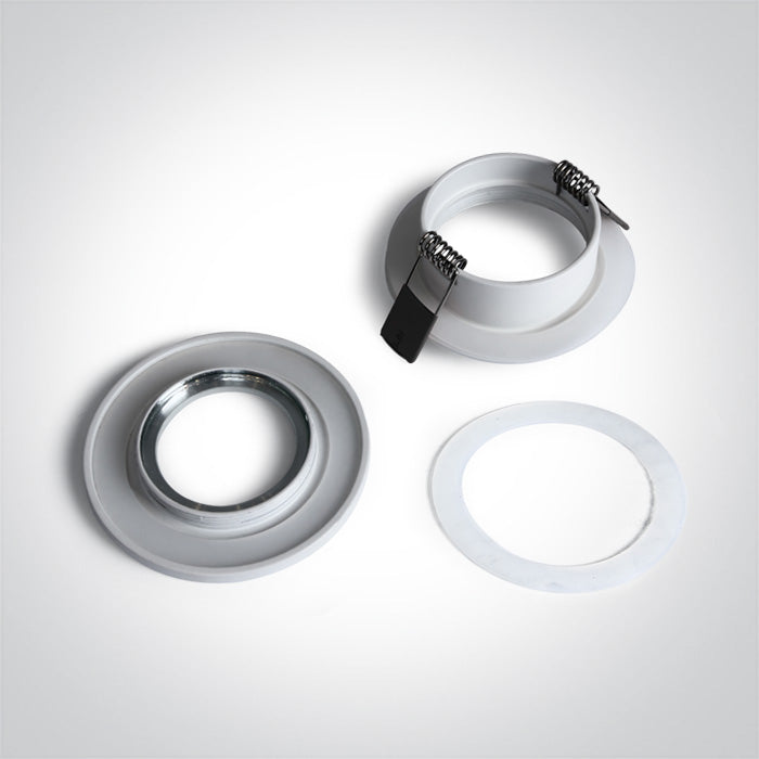 ONE Light Recessed LED Downlight GU10 10W IP65 White 10105R1/W