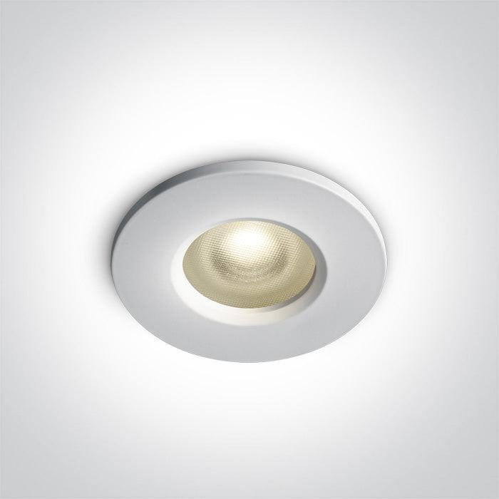 ONE Light | 10105R1P/W WHITE PRISMATIC GU10 10W IP65 - OEM NORDIC - Quality Parts Distribution
