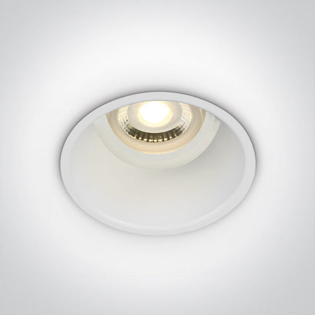 ONE Light Recessed LED Downlight GU10 10W IP20 White 10105TG/W