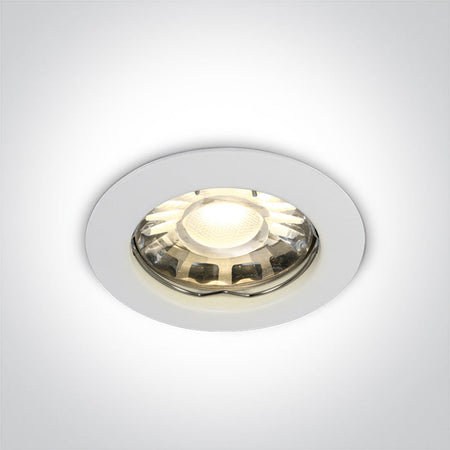 ONE Light Recessed LED Downlight GU5.3 50W IP20 White 10105X/W