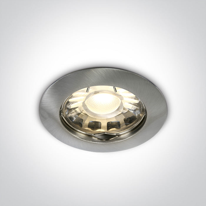 ONE Light Recessed Spot Brushed Chrome 10105XS/MC