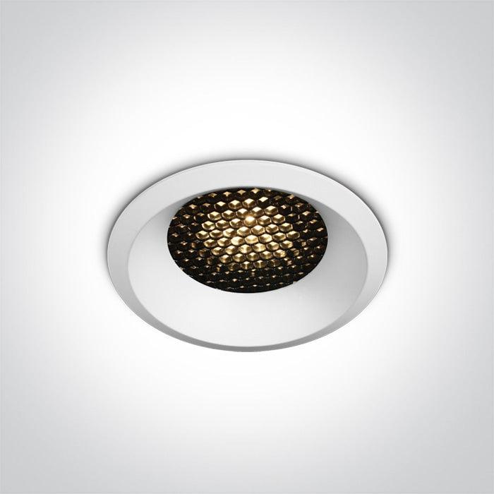 ONE Light | 10106DH/W/W WHITE LED 6W WW IP20 36deg 350mA DARK LIGHT HONEYCOMB - OEM NORDIC - Quality Parts Distribution