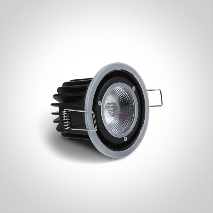 ONE Light Recessed LED Downlight 6W 500lm 3000K CRI80 IP65 10106PF/W
