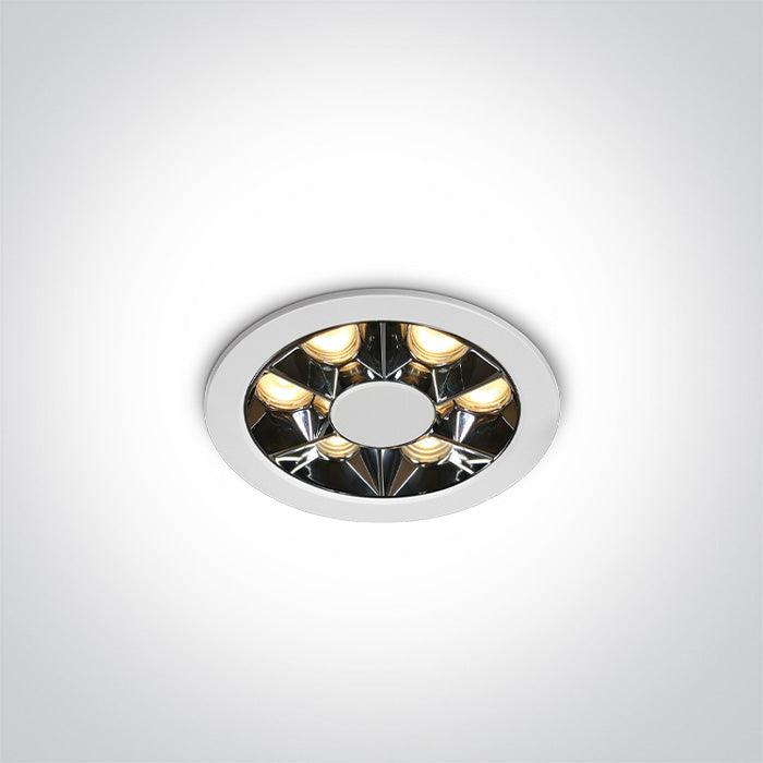 ONE Light | 10106X/W/W WHITE RECESSED LED 6W WW IP20 38deg 230V DARK LIGHT - OEM NORDIC - Quality Parts Distribution