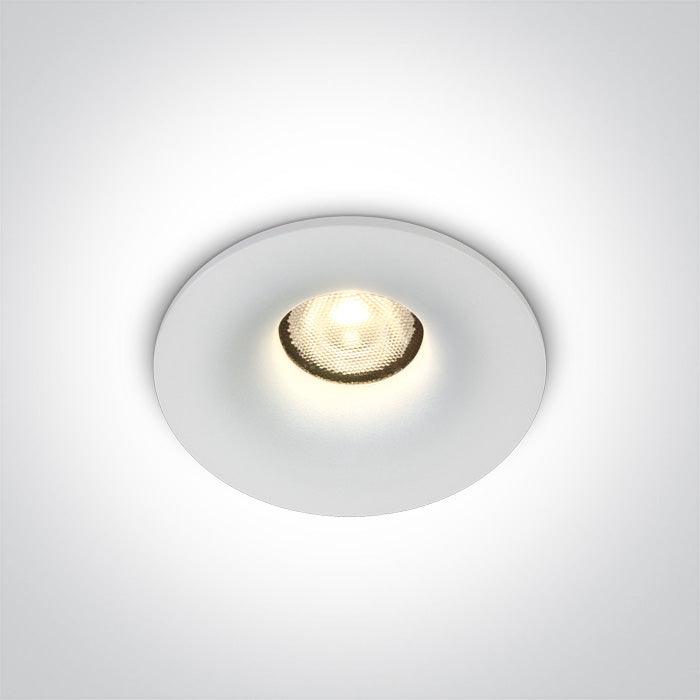 ONE Light | 10107DB/W/W WHITE LED 6,5W WW 36deg IP65 700mA DARK LIGHT - OEM NORDIC - Quality Parts Distribution