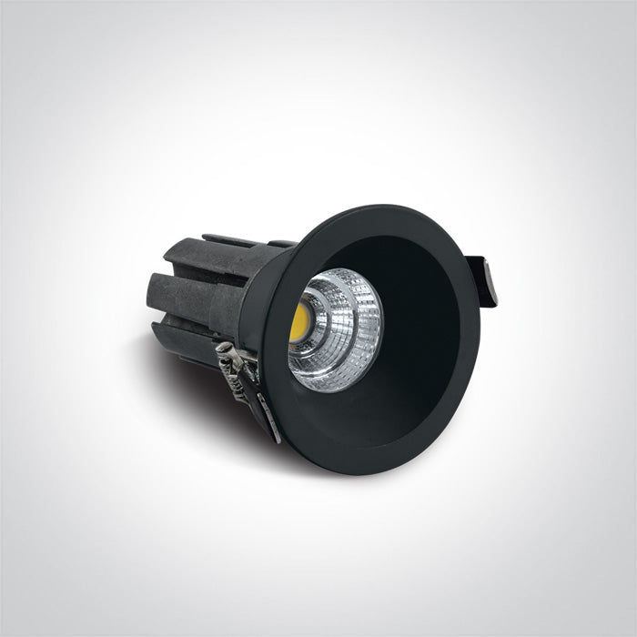ONE Light Spotlight 7W 560lm 3000K CRI80 50º IP20 Black 10107DC/B/W