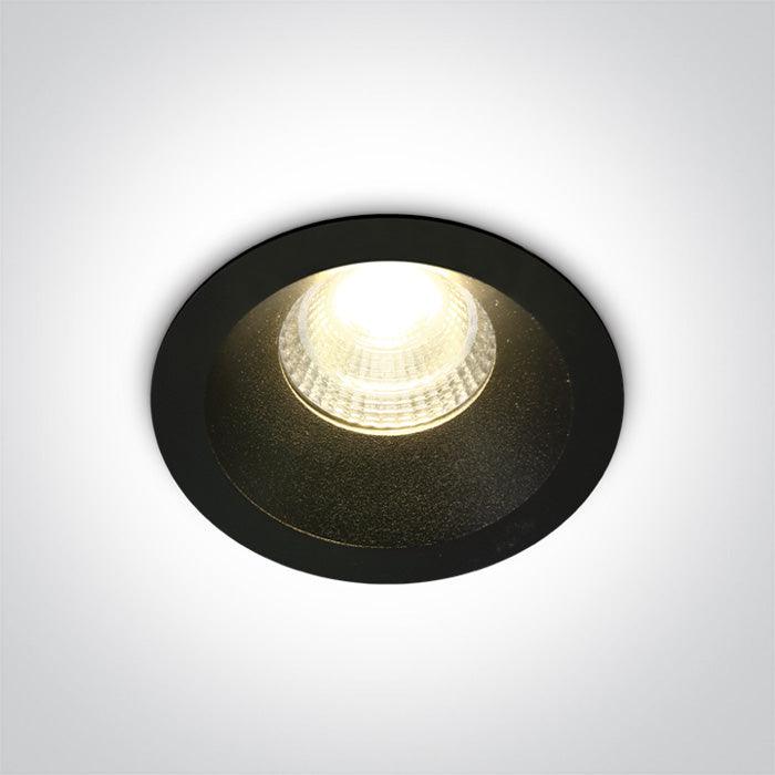 ONE Light | 10107DC/B/W BLACK LED 7W WW IP20 50deg 230V DARK LIGHT - OEM NORDIC - Quality Parts Distribution