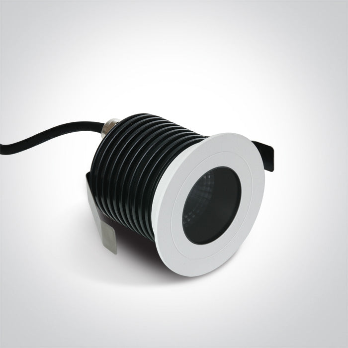 ONE Light Recessed LED Downlight 6,5W 530lm 4000K CRI90 IP65 White 10107H/W/C