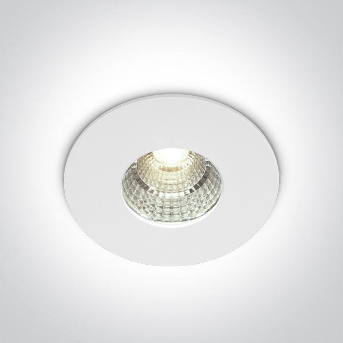 ONE Light | 10107M/W/W WHITE LED 7W WW IP54 DARK LIGHT 230V - OEM NORDIC - Quality Parts Distribution
