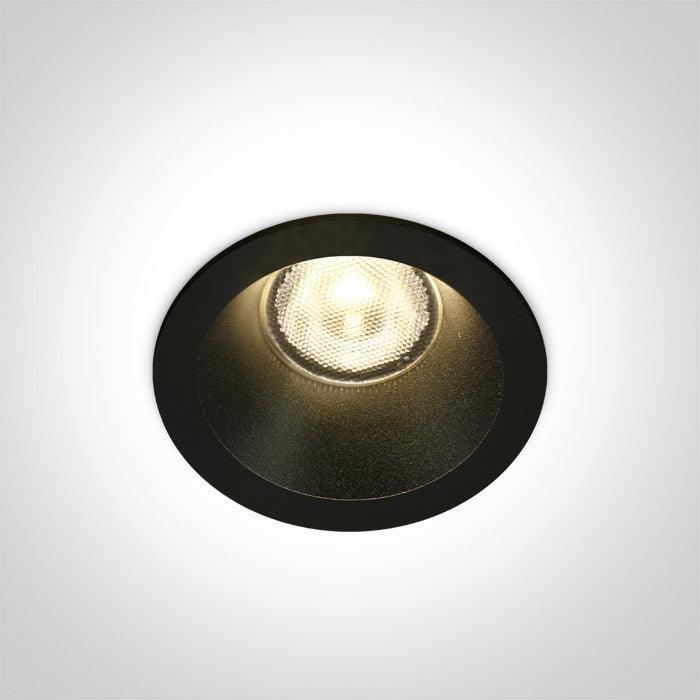 ONE Light | 10107WP/B/W BLACK LED 6,5W WW 38deg IP65 700mA DARK LIGHT - OEM NORDIC - Quality Parts Distribution