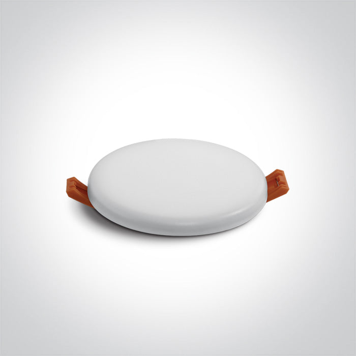 ONE Light Recessed LED Downlight 8W 660lm 4000K CRI90 IP65 White 10108CF/C