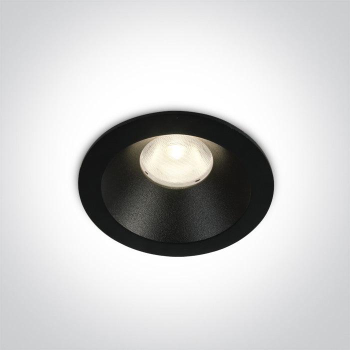 ONE Light | 10108D/B/W BLACK LED 8W WW 36deg IP20 230V DARK LIGHT - OEM NORDIC - Quality Parts Distribution