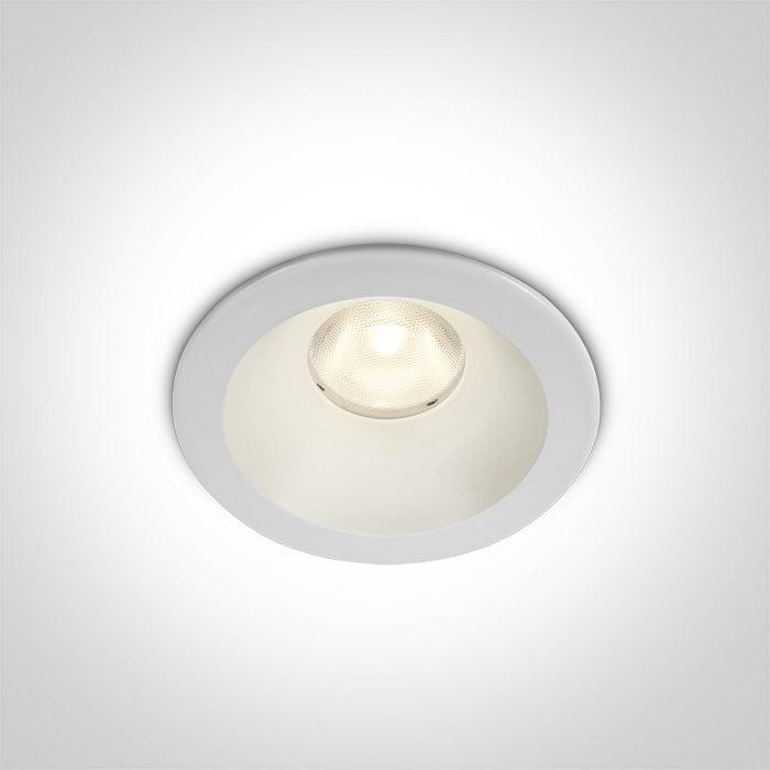 ONE Light | 10108D/W/W WHITE LED 8W WW 36deg IP20 230V DARK LIGHT - OEM NORDIC - Quality Parts Distribution