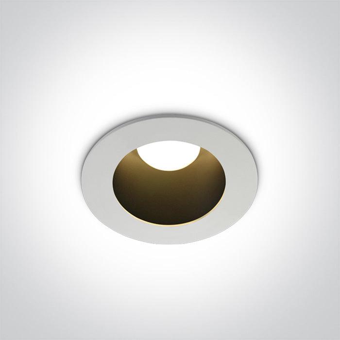 ONE Light | 10108ED/W/B/W WHITE LED 8W WW IP20 230V DARK LIGHT BLACK REFLECTOR - OEM NORDIC - Quality Parts Distribution