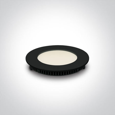 ONE Light Recessed LED Downlight 8W 640lm 3000K-4000K-5700K CRI80 IP20 Black 10108FA/B/V